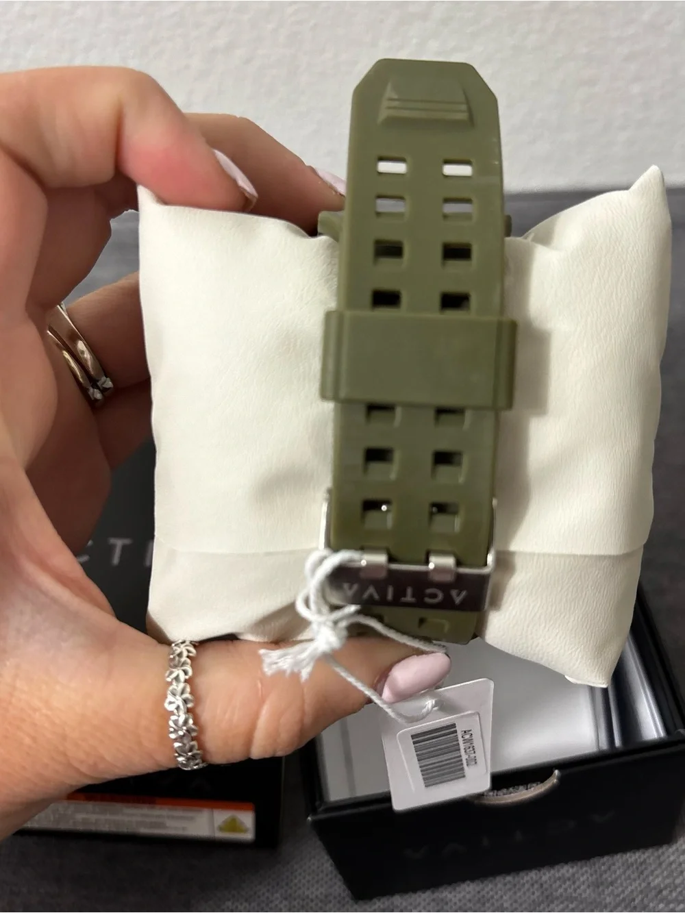 Activa ACW1637 Ana Digi Sport Watch Olive Black NWT